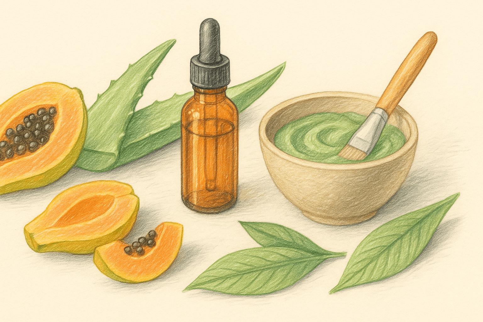 Tip: mix homemade serums for glowing skin.