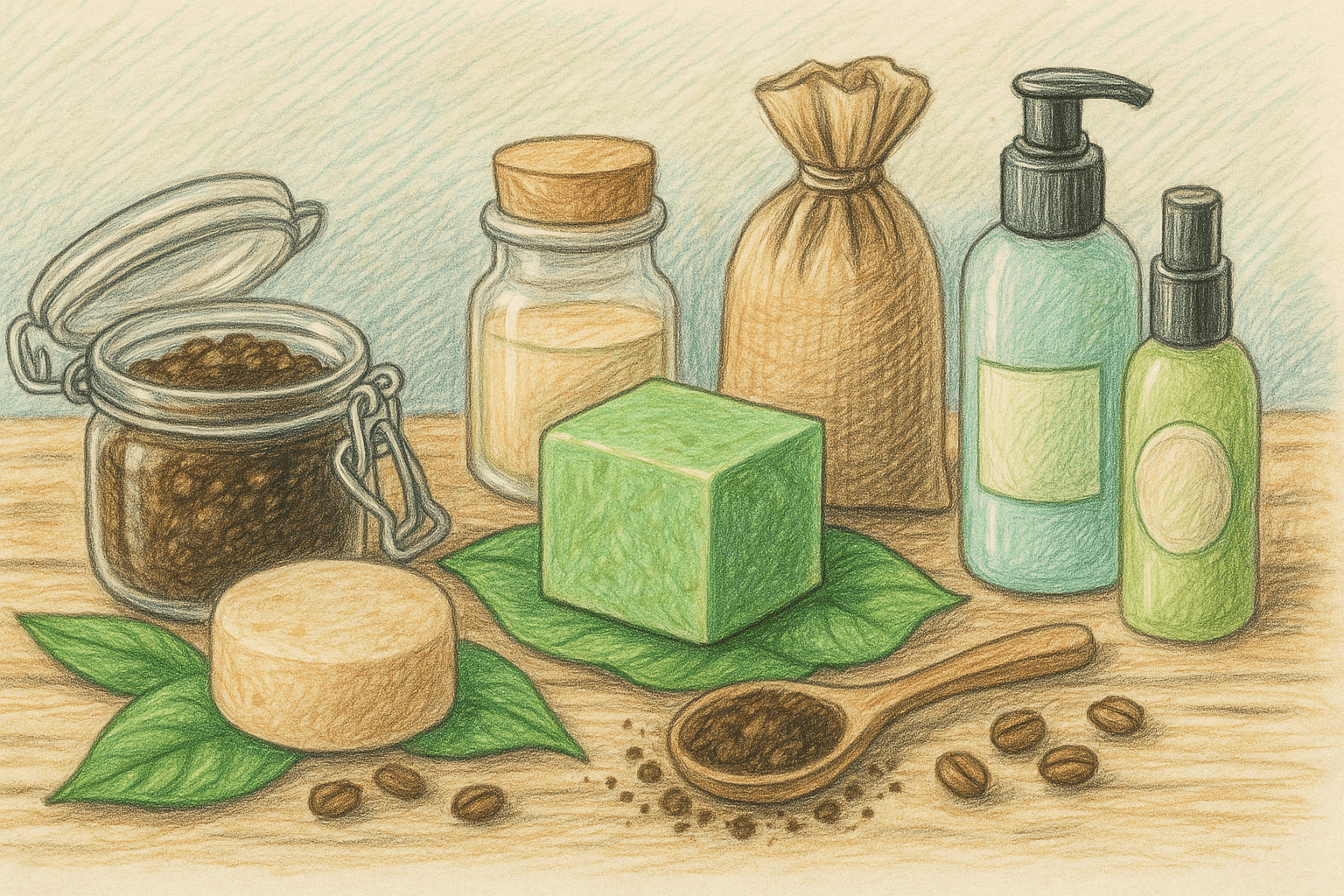 Tip: refashion pantry items into eco-friendly skincare staples.