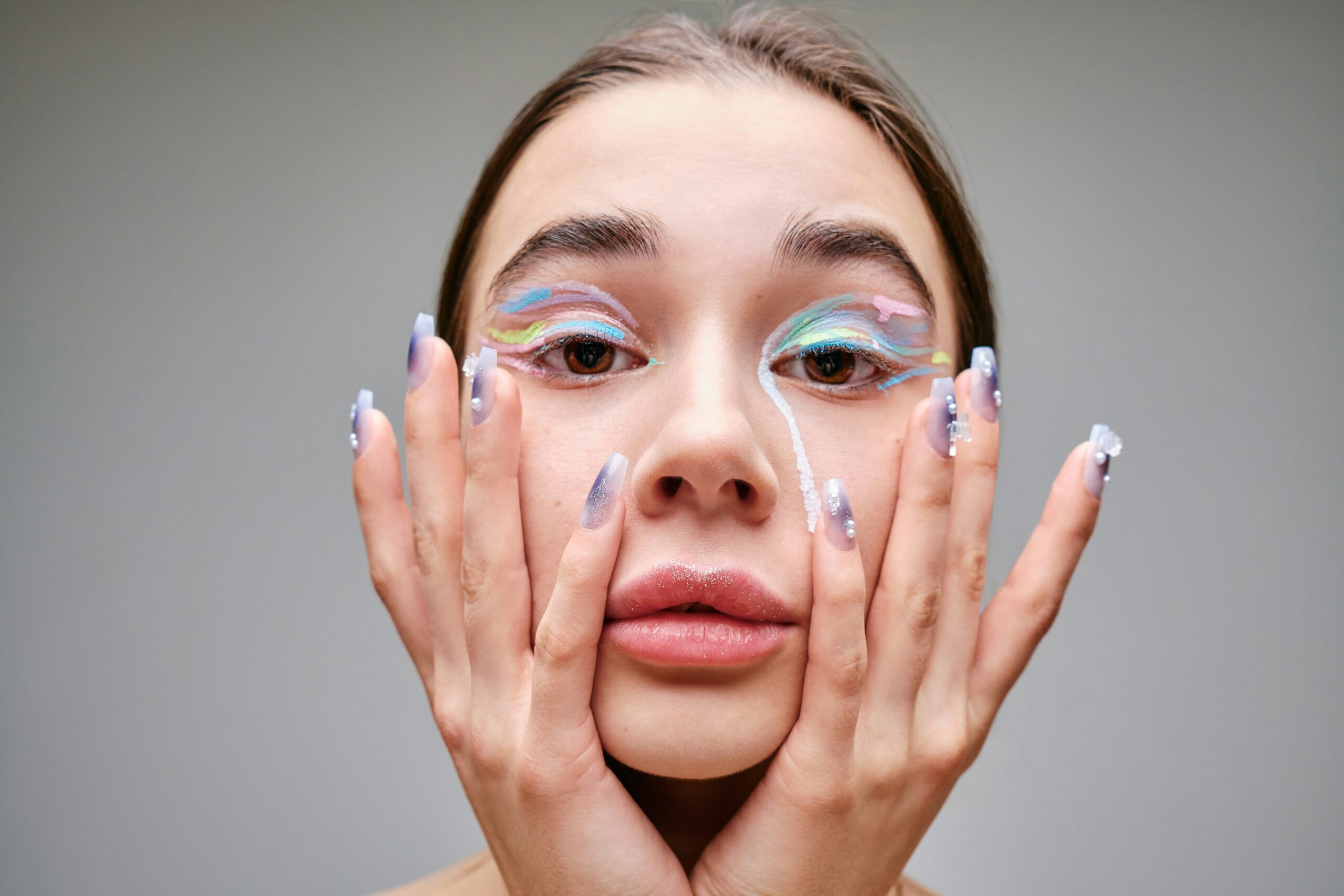 Colorful makeup