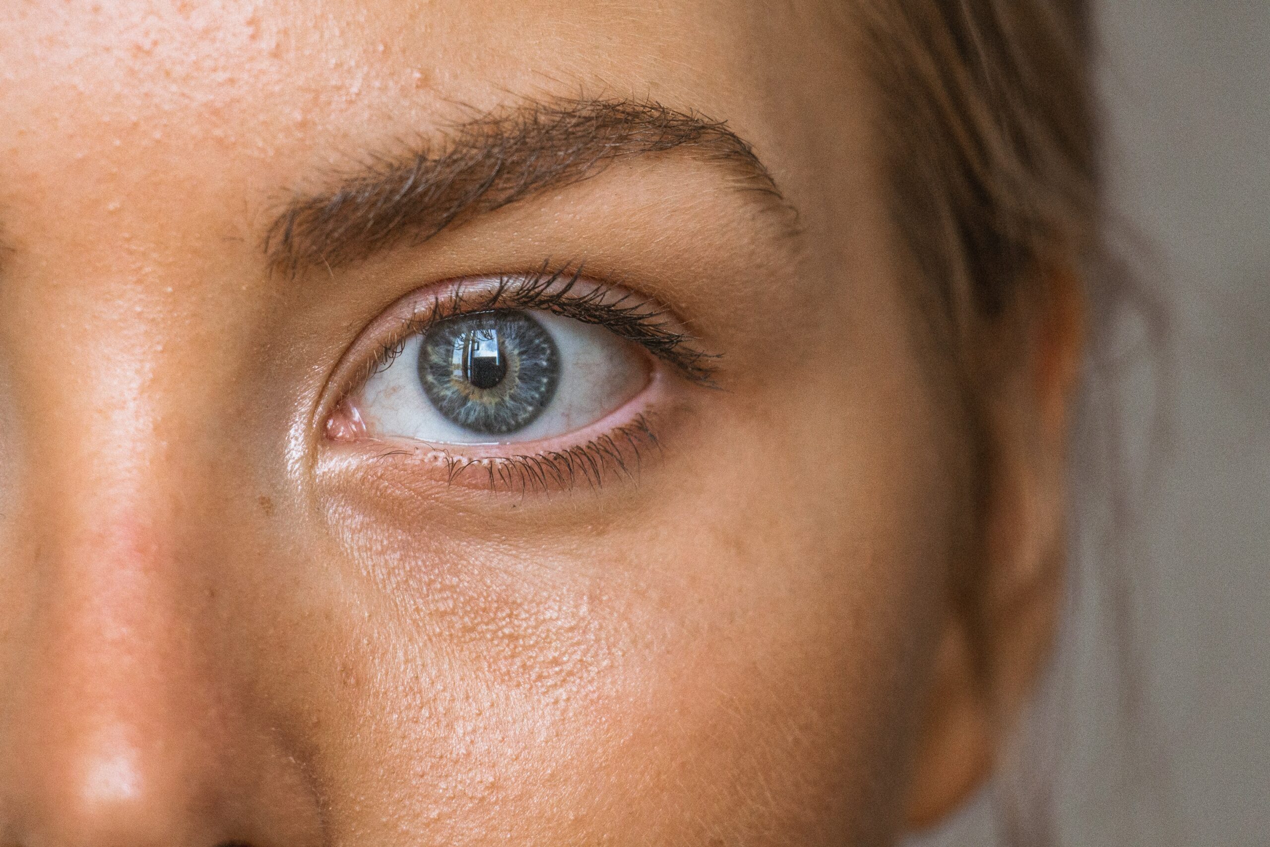 Woman showcasing her natural skin